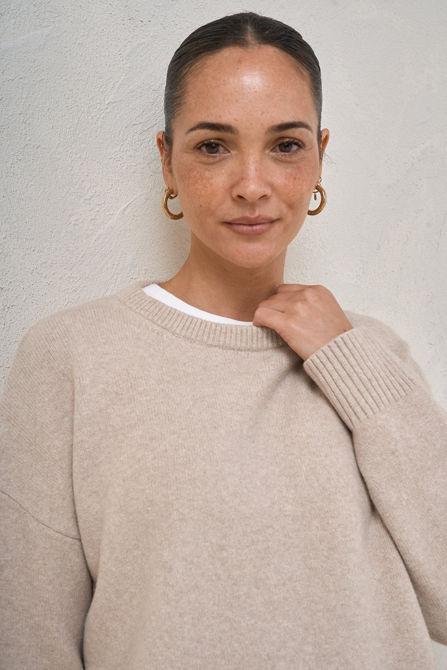 Idle Time Crew Knit - Oatmeal