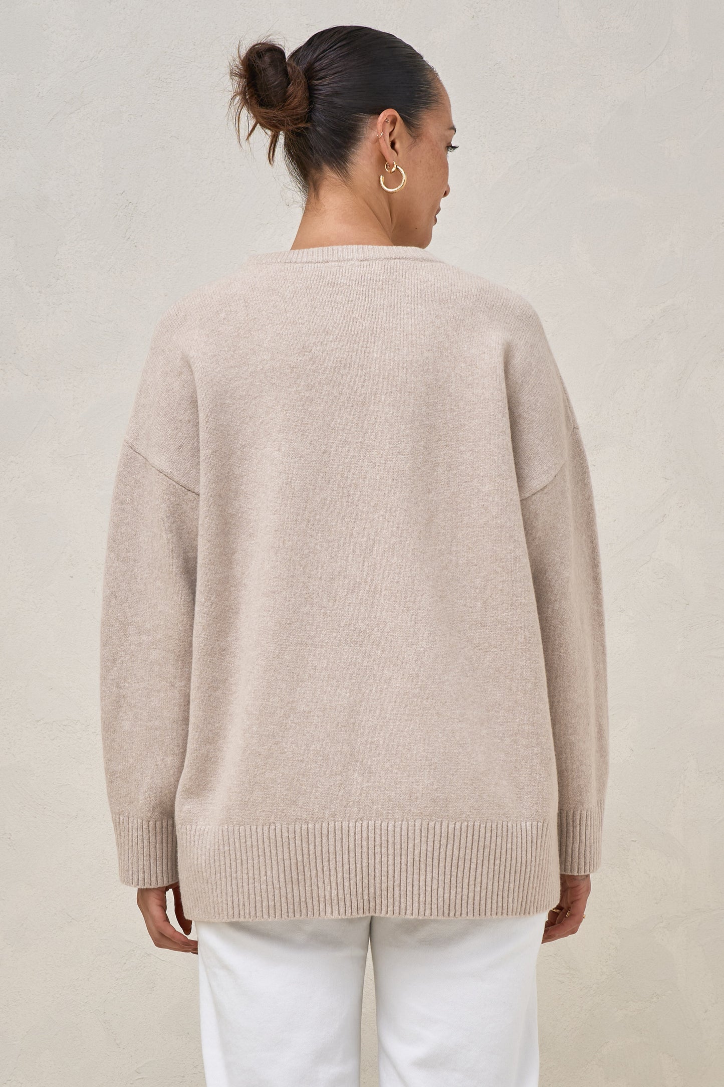 Idle Time Crew Knit - Oatmeal