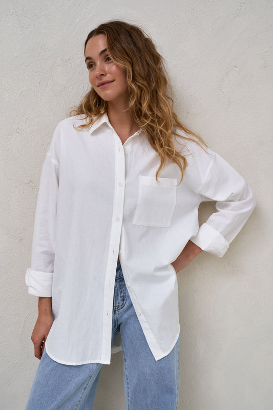 Perpetual Cotton Shirt - Ivory