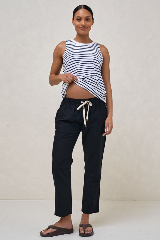 black-maternity-cotton-pant-1