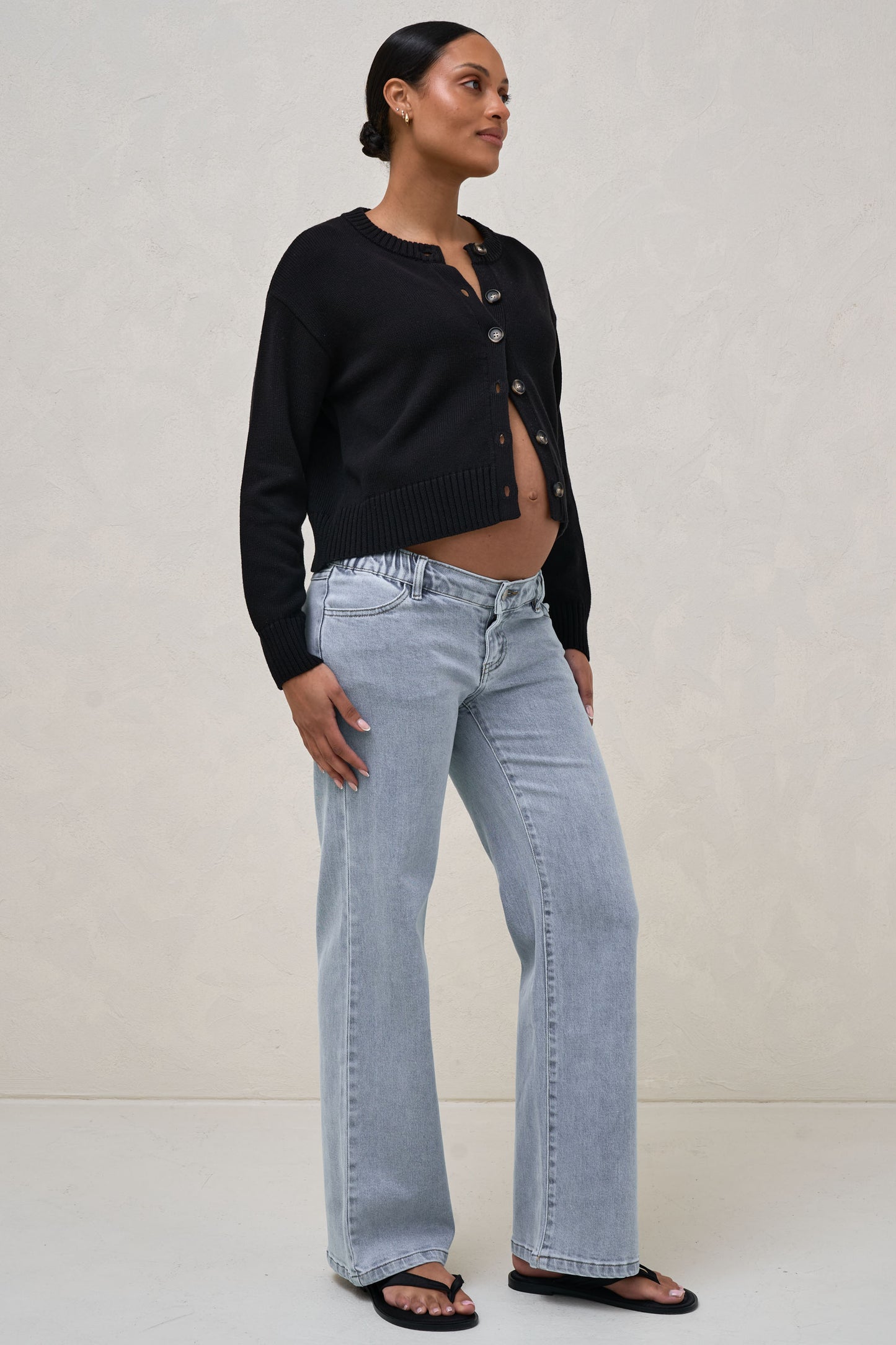 Maternity Cardigan Black 3