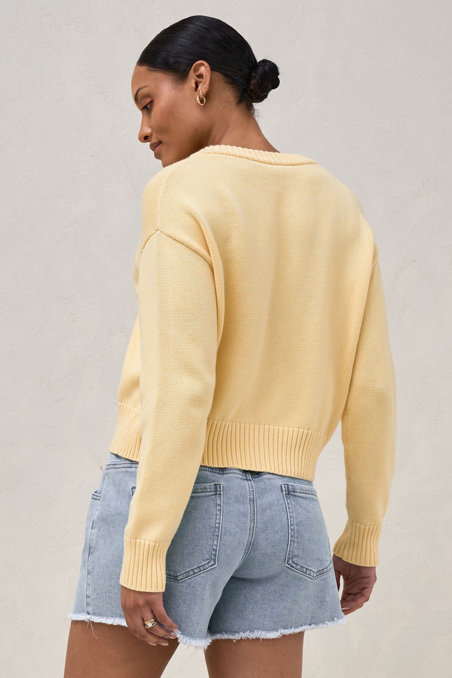 Maternity Cardigan Lemon 3