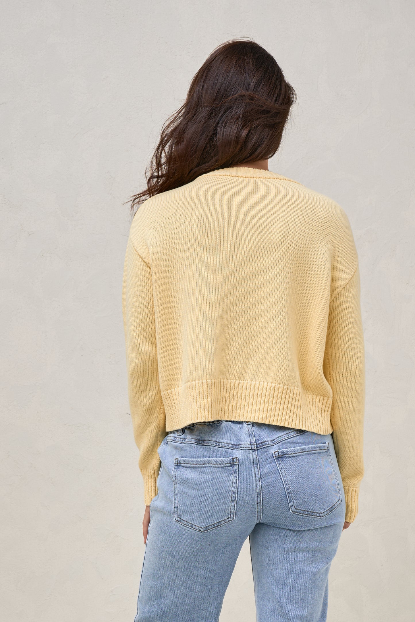 Live Light Cardigan - Lemon