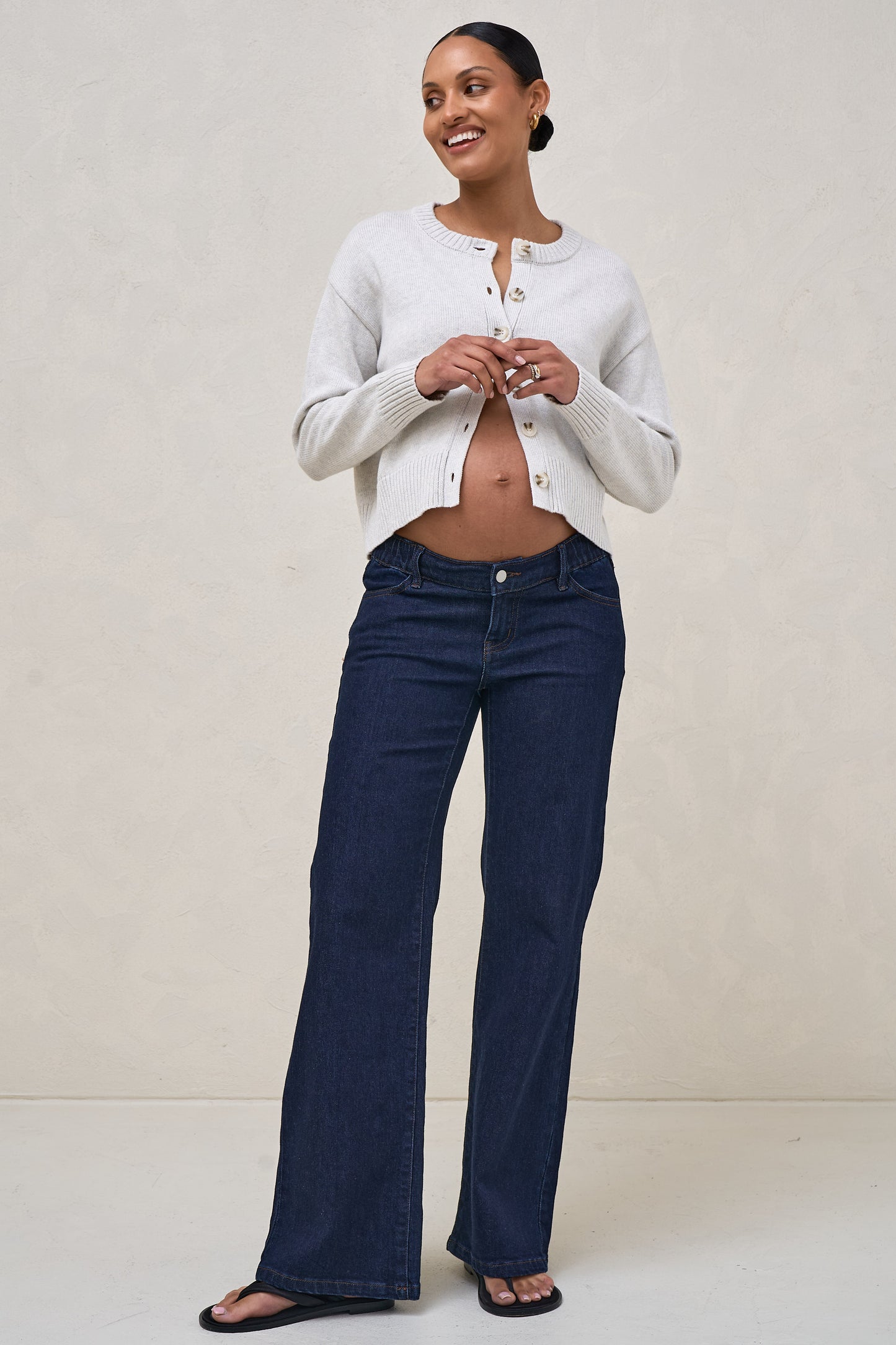 Live Light Cardigan - Light Grey