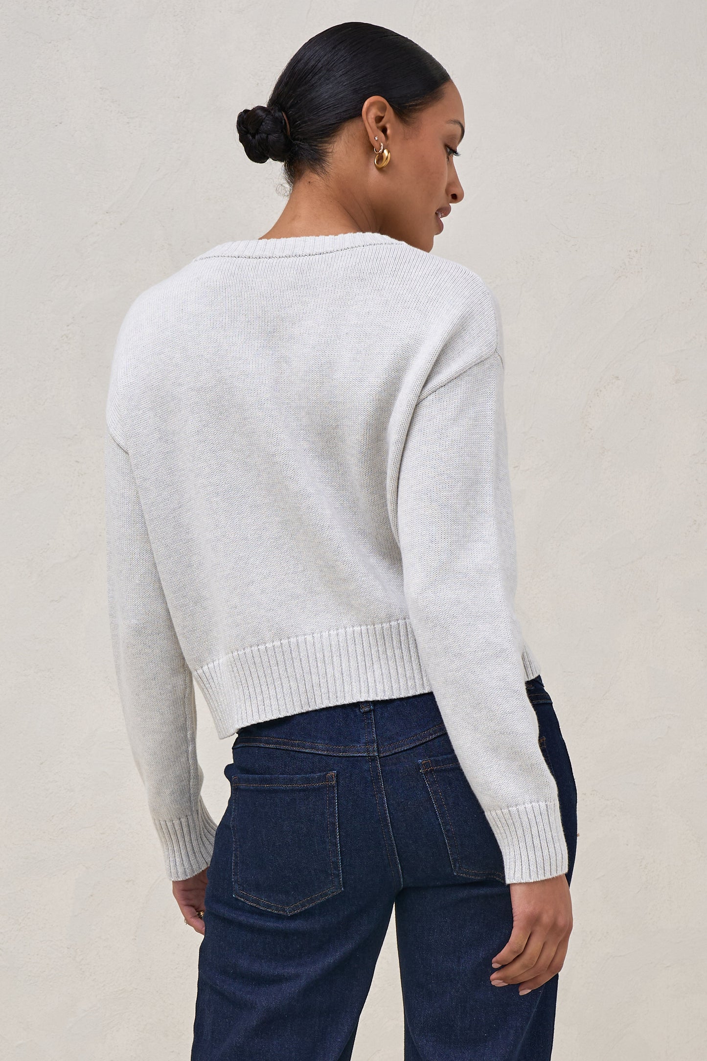 Live Light Cardigan - Light Grey