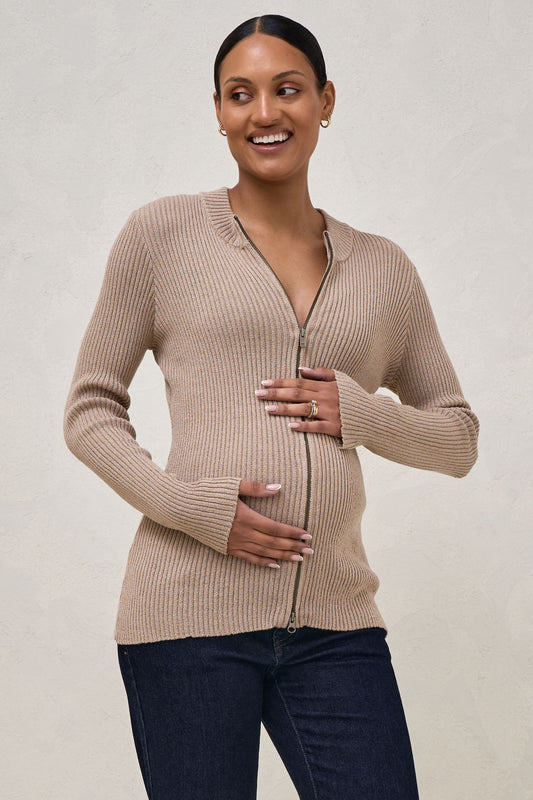 This Way And That Nursing Top - Latte