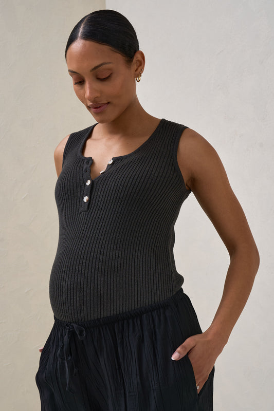 Unwind Nursing Tank - Slate