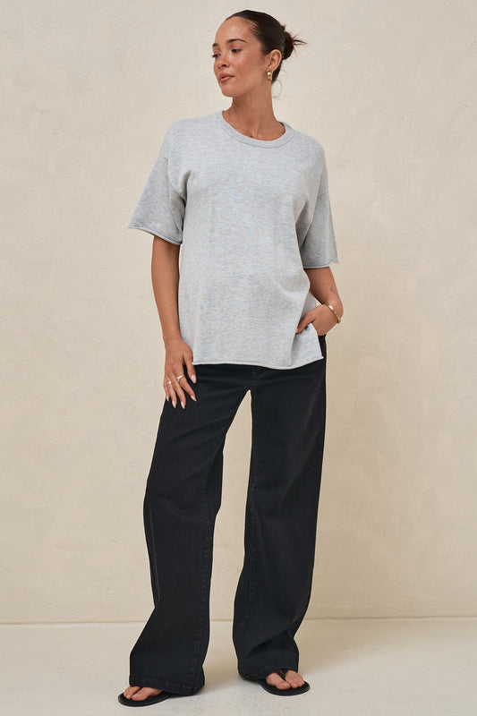 Day By Day Wide Leg Jeans - Black Onyx