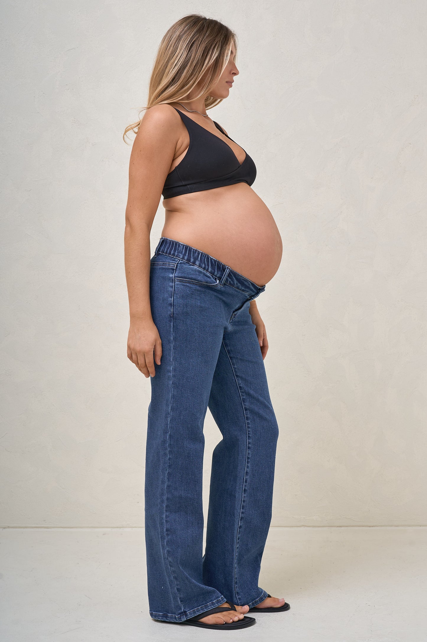 Day By Day Wide Leg Jeans - Washed Indigo