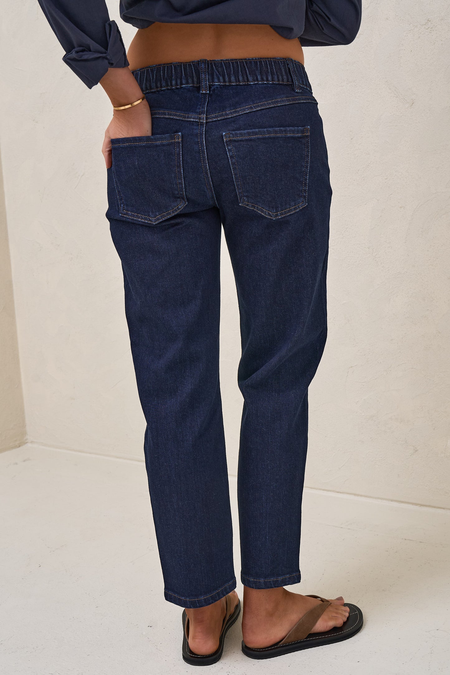 Small Talk Mum Jean - Indigo