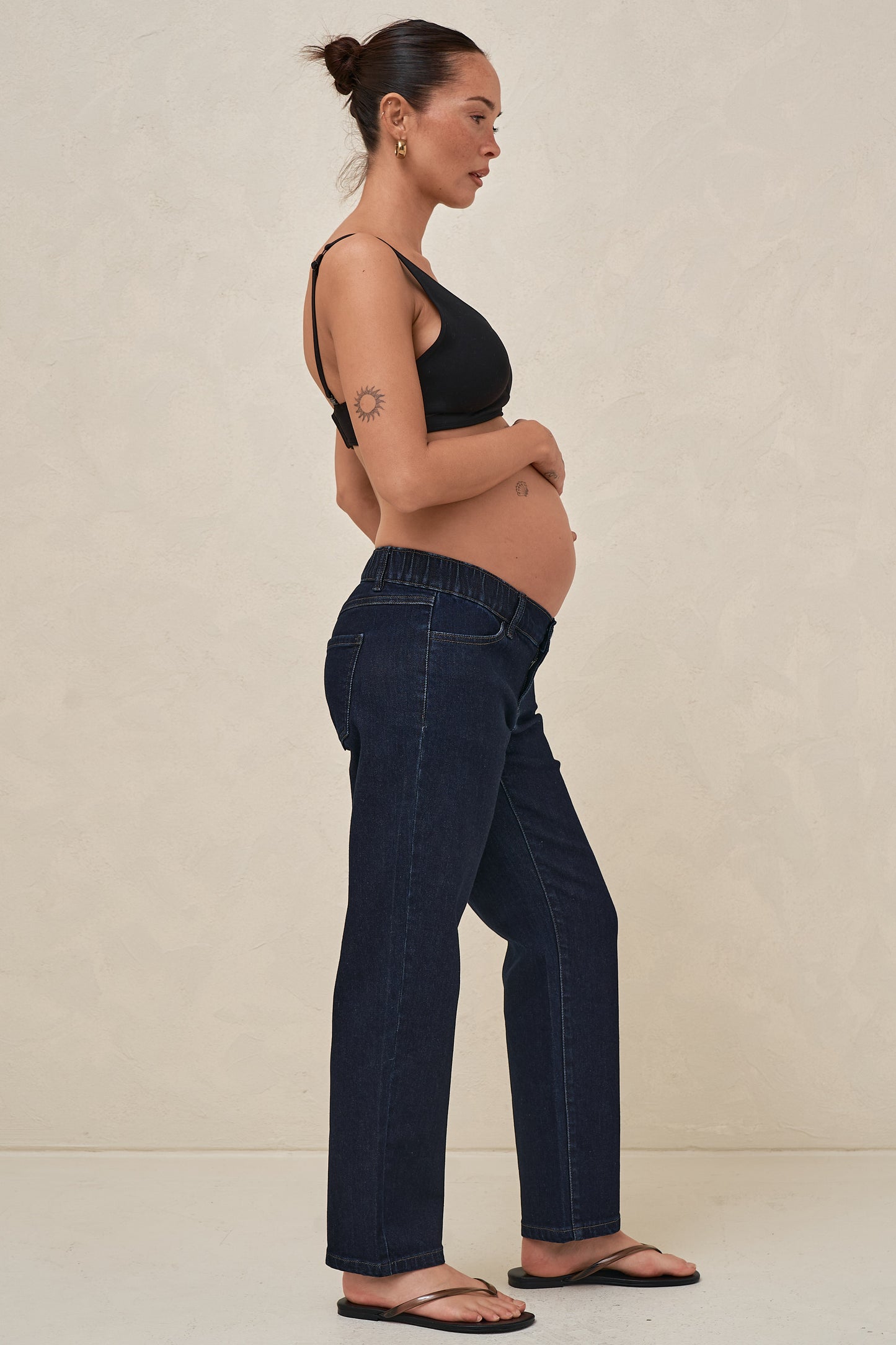 Small Talk Mum Jean - Indigo