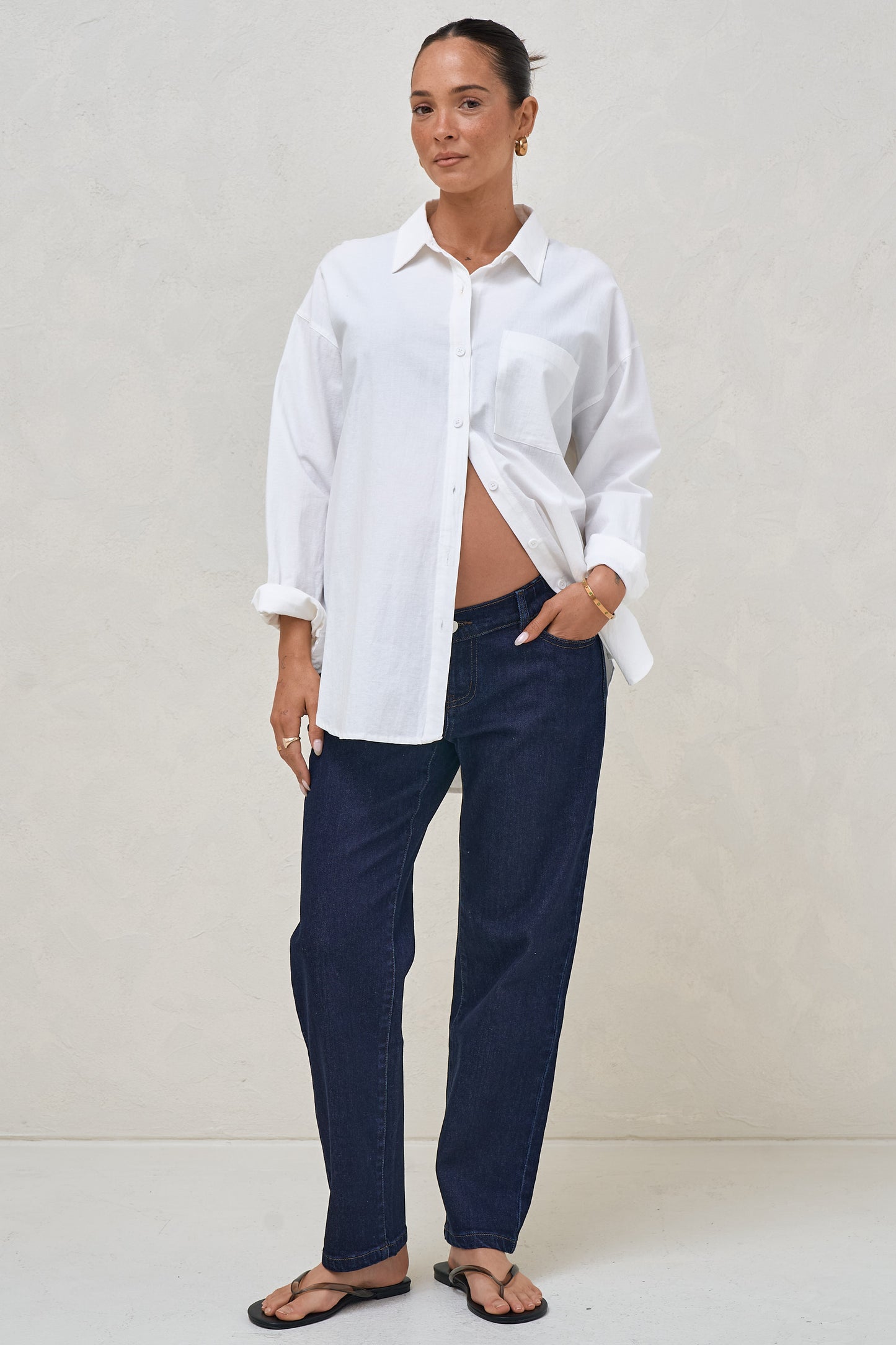 Small Talk Mum Jean - Indigo