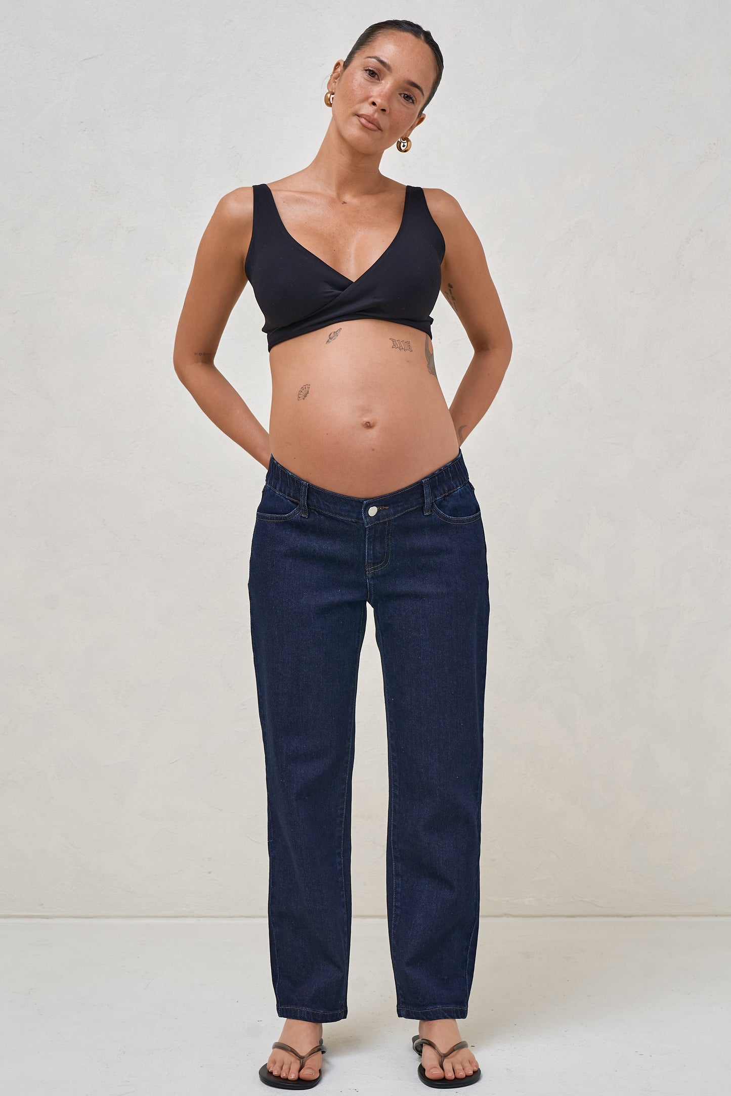 Small Talk Mum Jean - Indigo