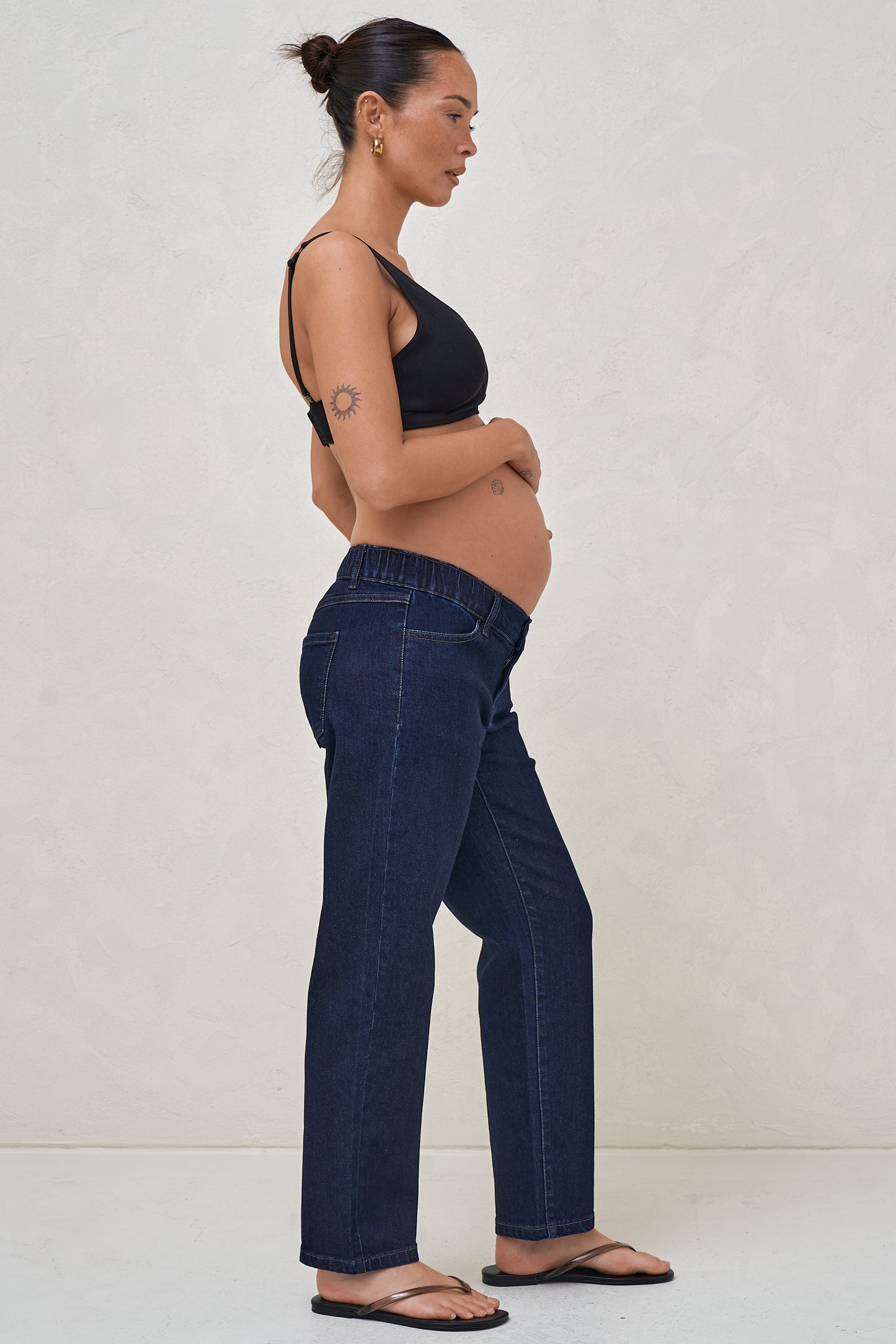 Small Talk Mum Jean - Indigo