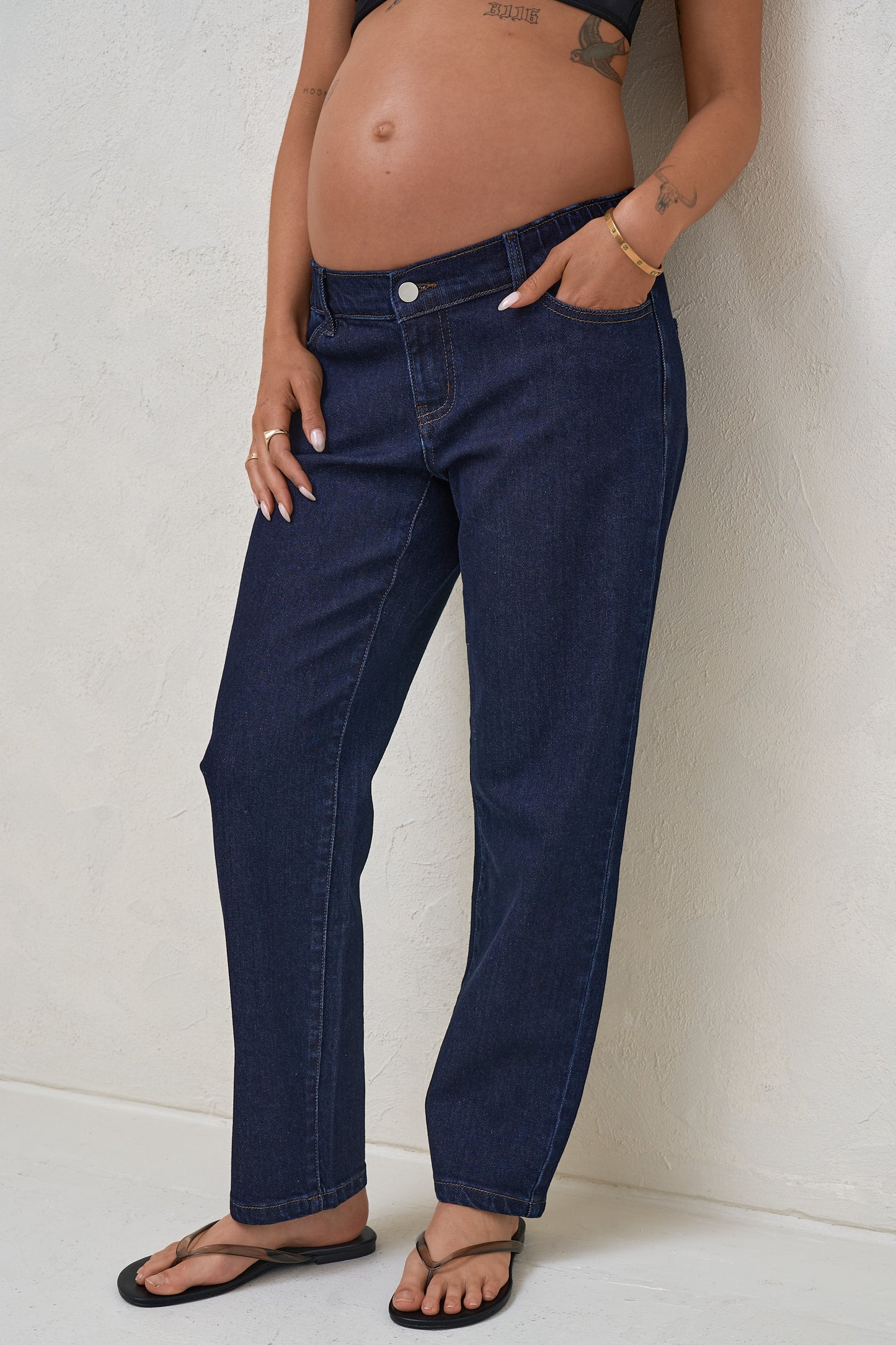 Small Talk Mum Jean - Indigo