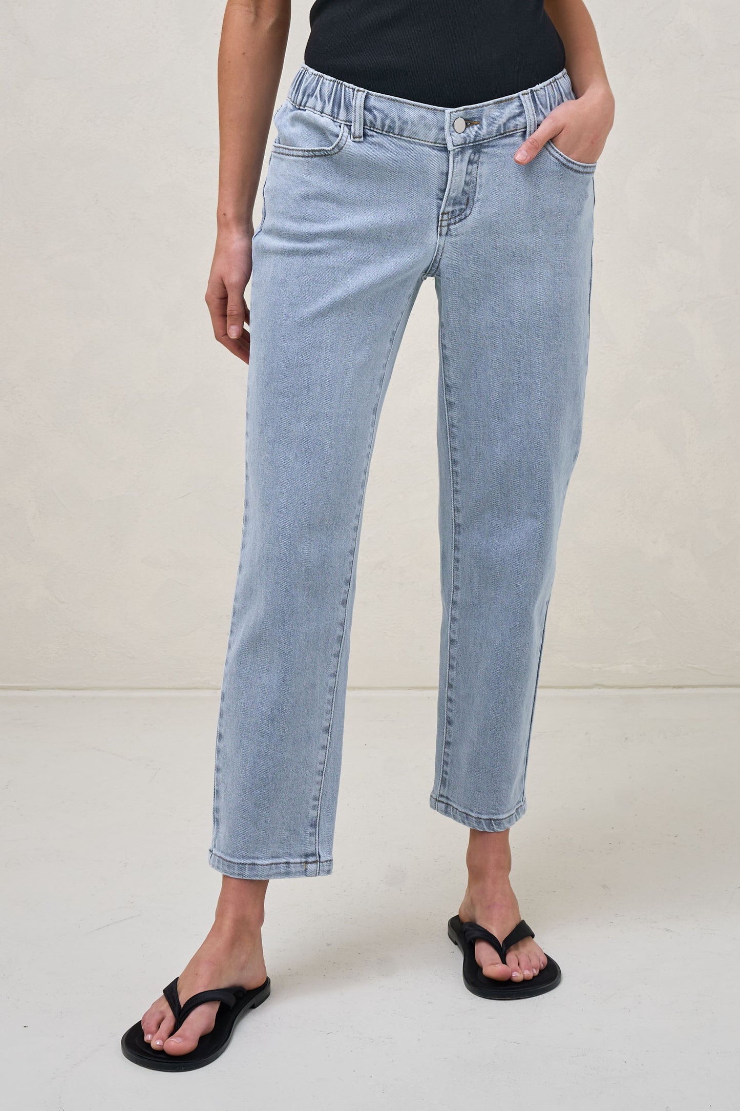 Small Talk Mum Jean - Pacific Blue