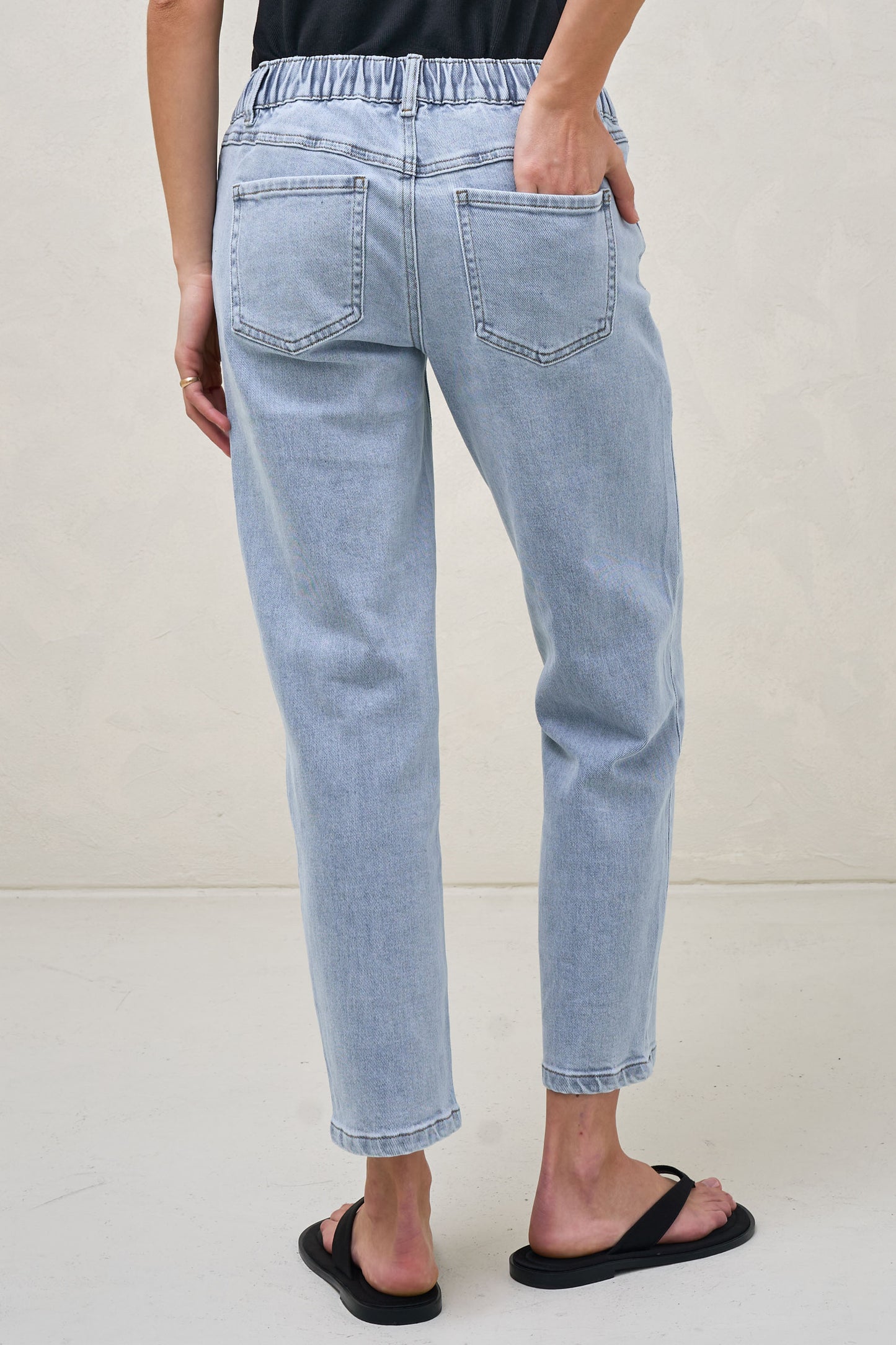 Small Talk Mum Jean - Pacific Blue