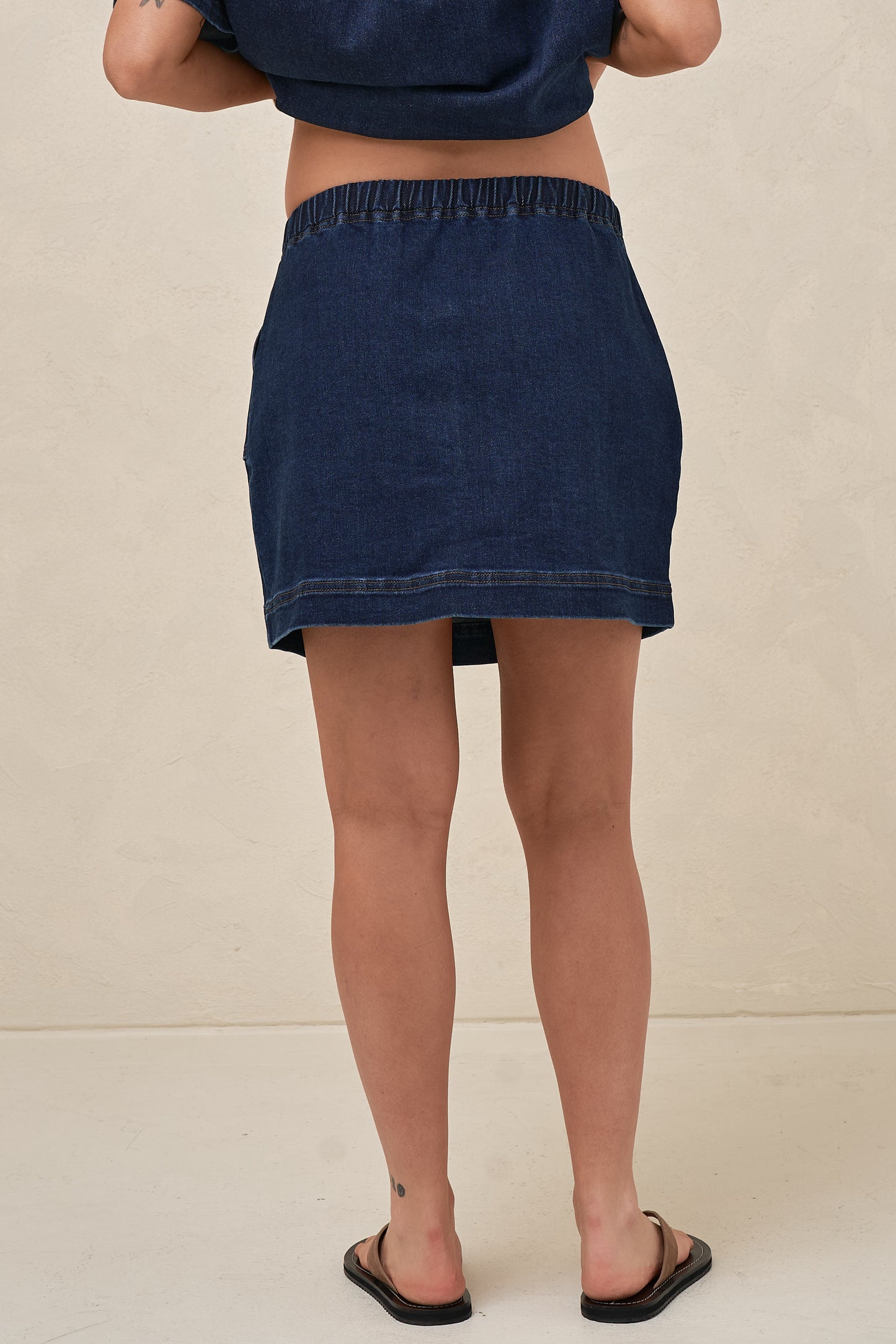 Daybreak Denim Skirt - Indigo