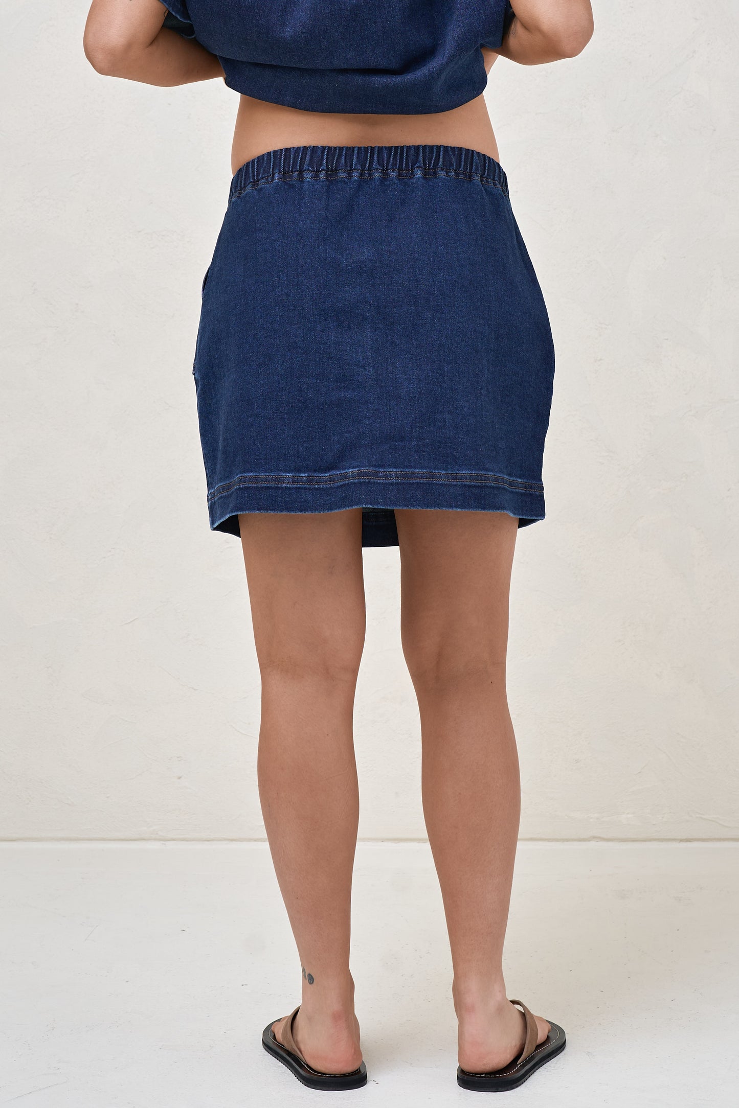 Daybreak Denim Skirt - Indigo