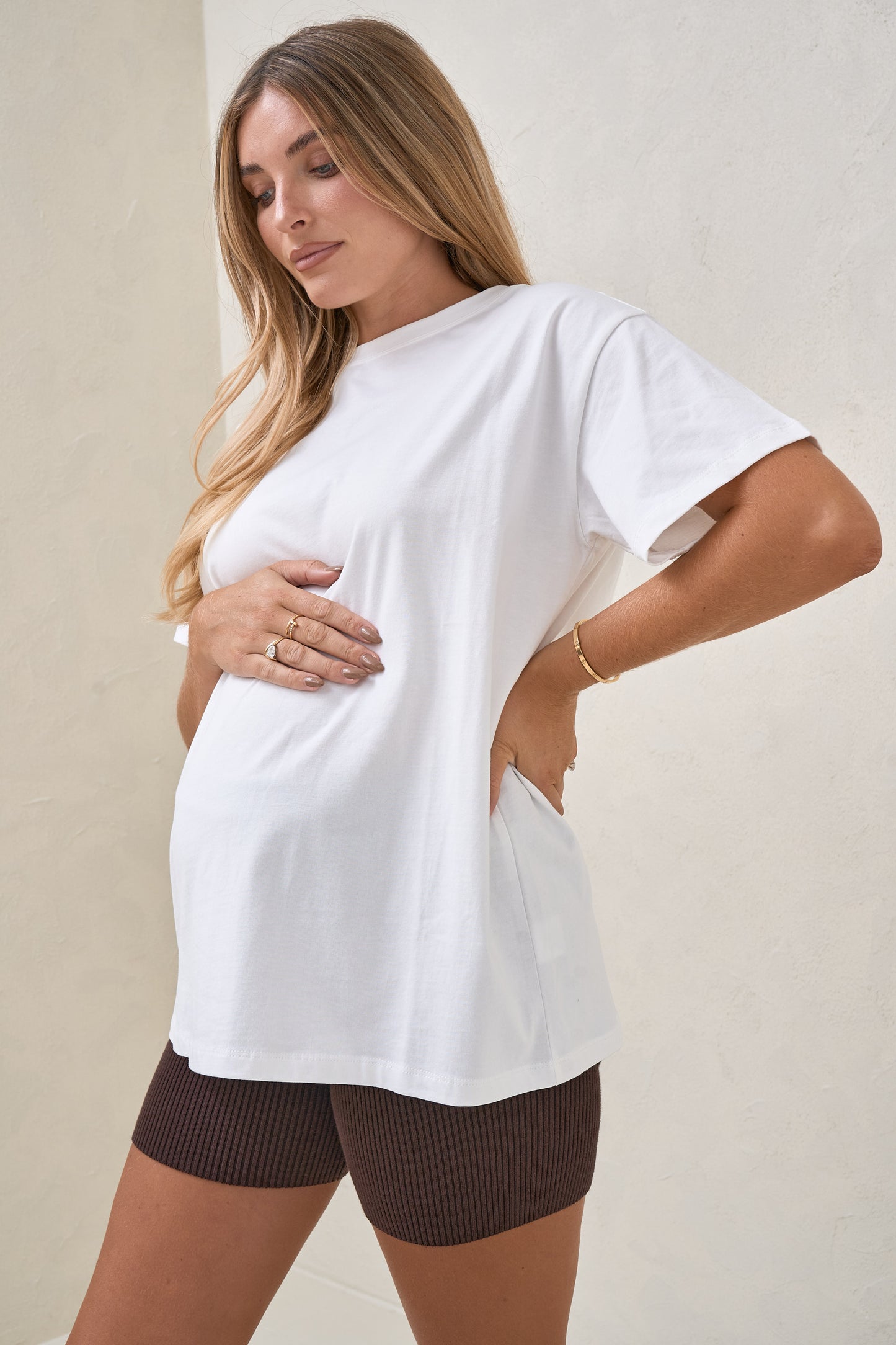 Basic Instincts Boxy Tee - White