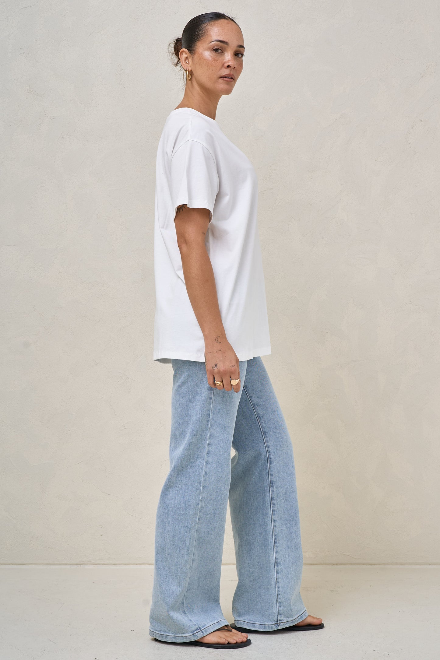 Basic Instincts Boxy Tee - White