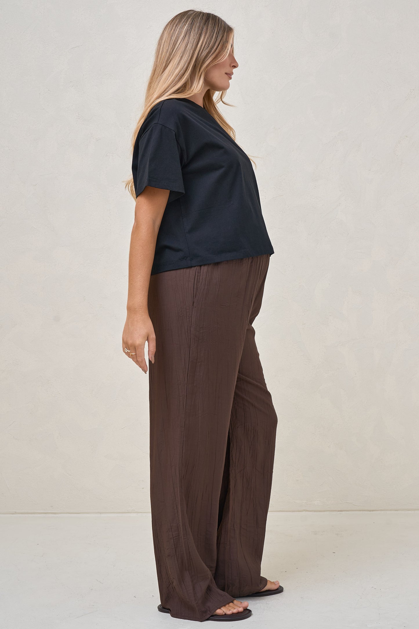 Basic Instincts Crop Tee - Black