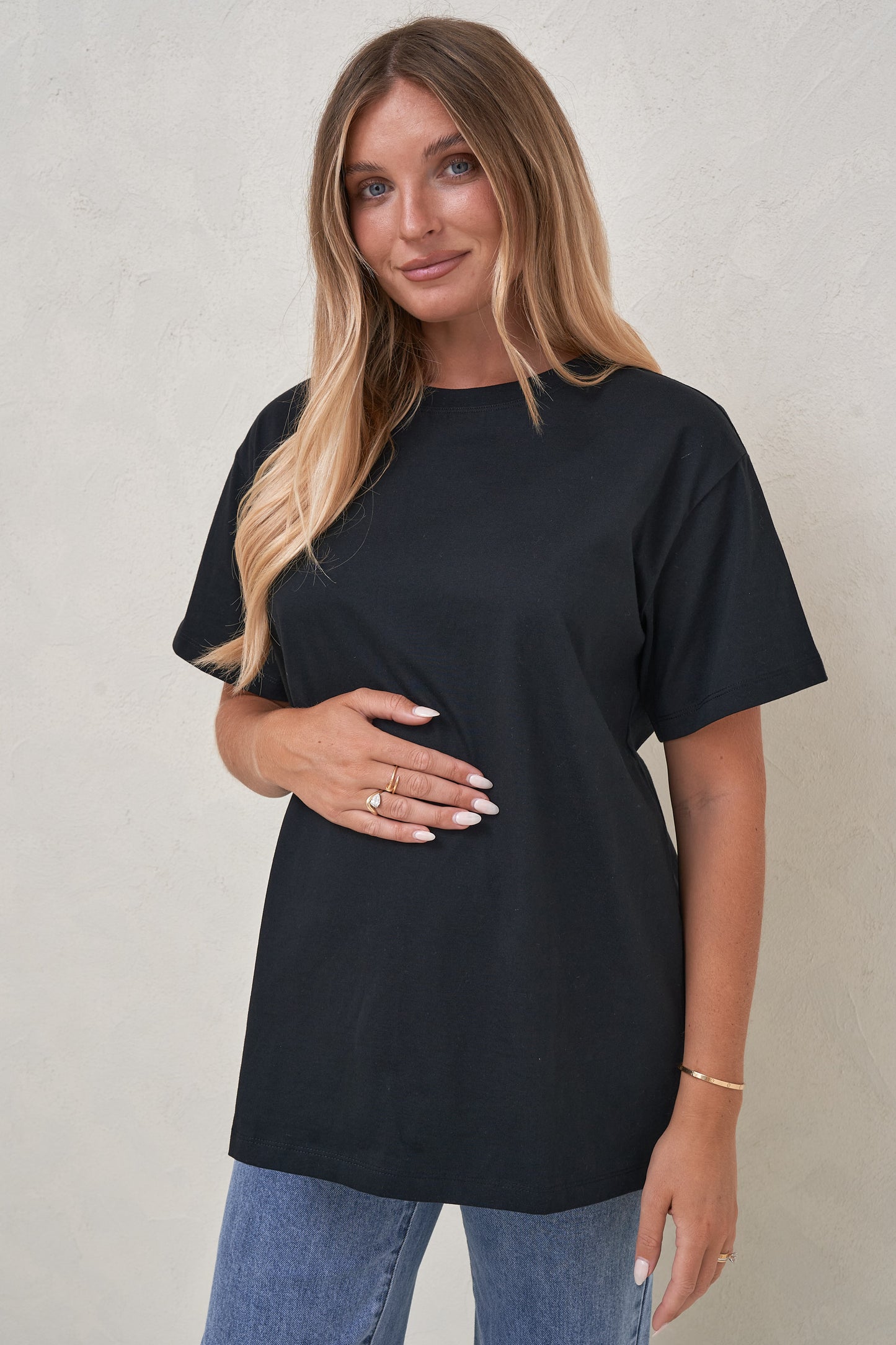 Basic Instincts Boxy Tee - Black