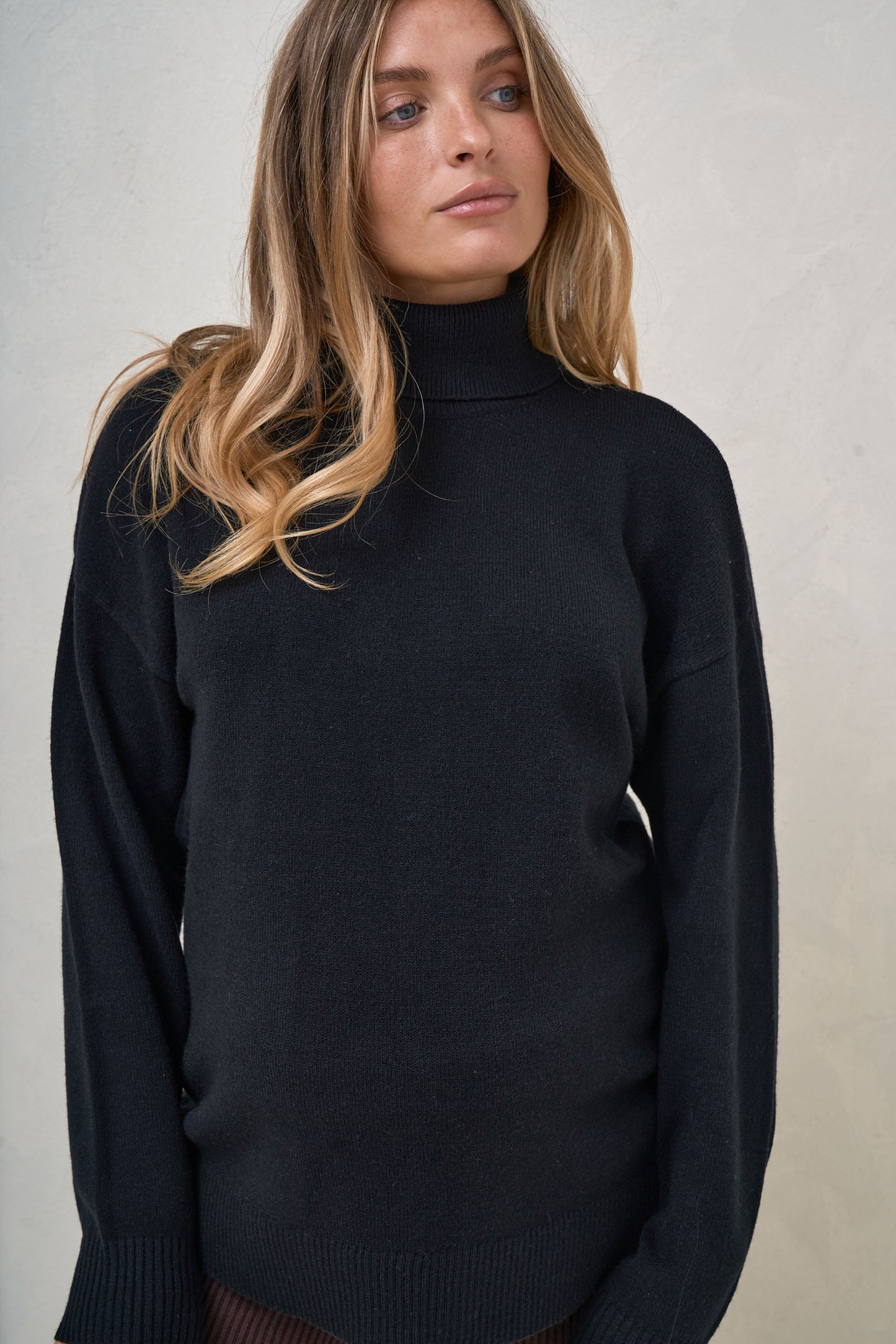Ritual Roll Neck Jumper-Black*