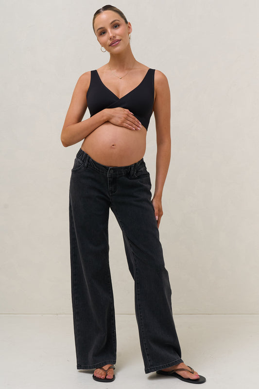 At The Ready Relaxed Jean - Washed Black