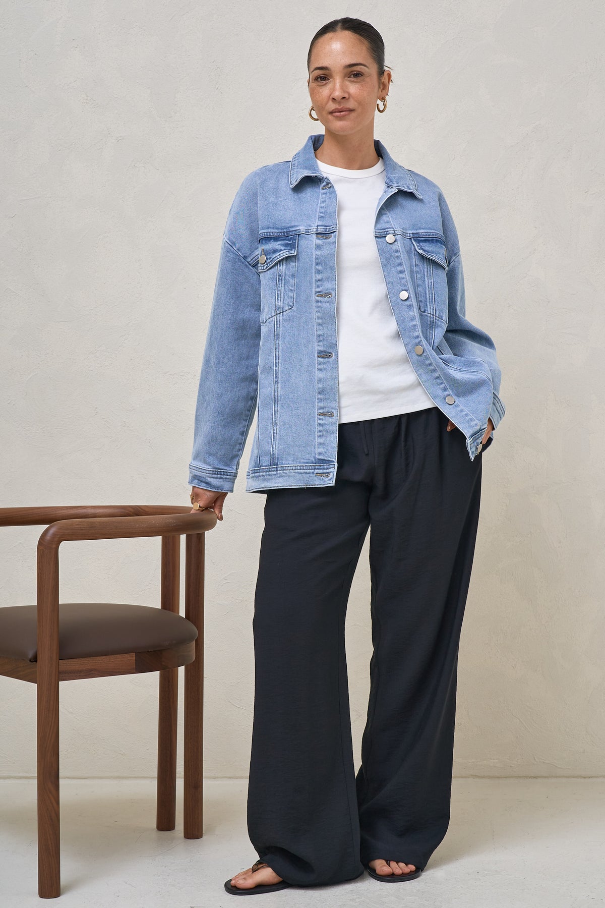 Dawn To Dusk Denim Jacket - Tidal Blue