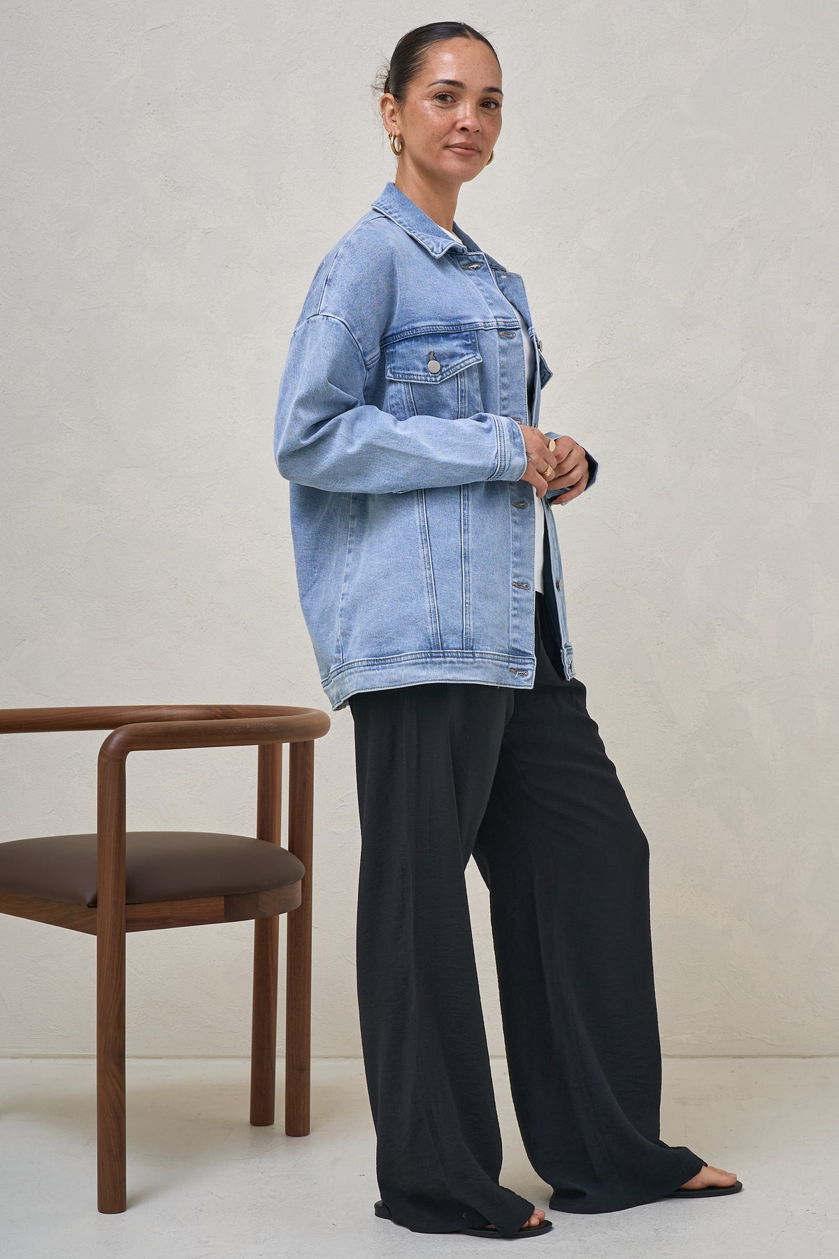 Dawn To Dusk Denim Jacket - Tidal Blue