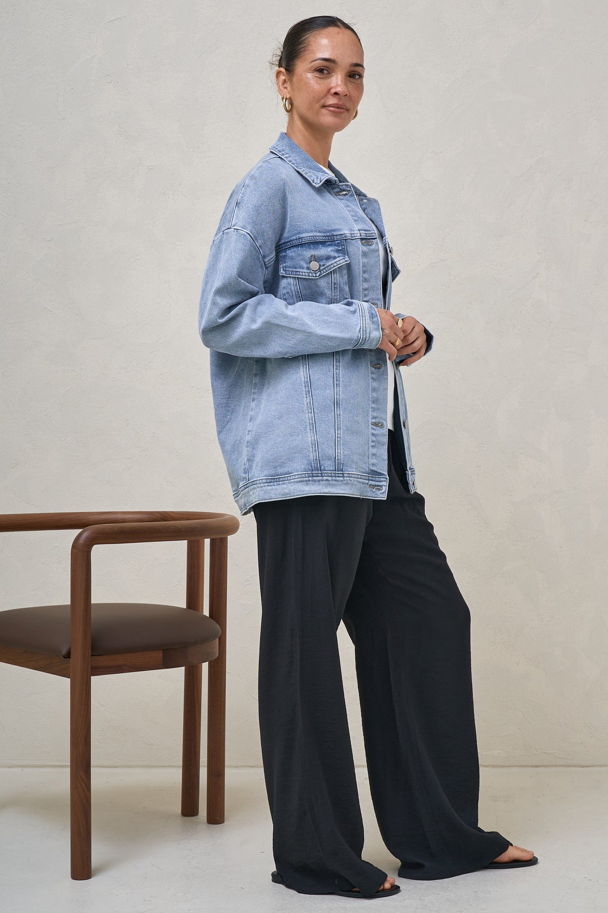 Dawn To Dusk Denim Jacket - Tidal Blue