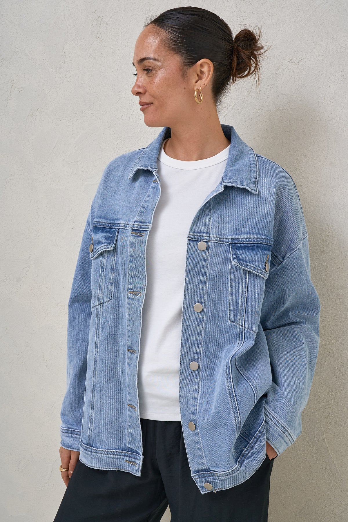 Dawn To Dusk Denim Jacket - Tidal Blue