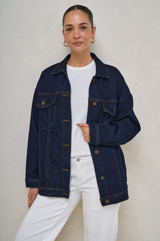 Dawn To Dusk Denim Jacket - Washed Indigo
