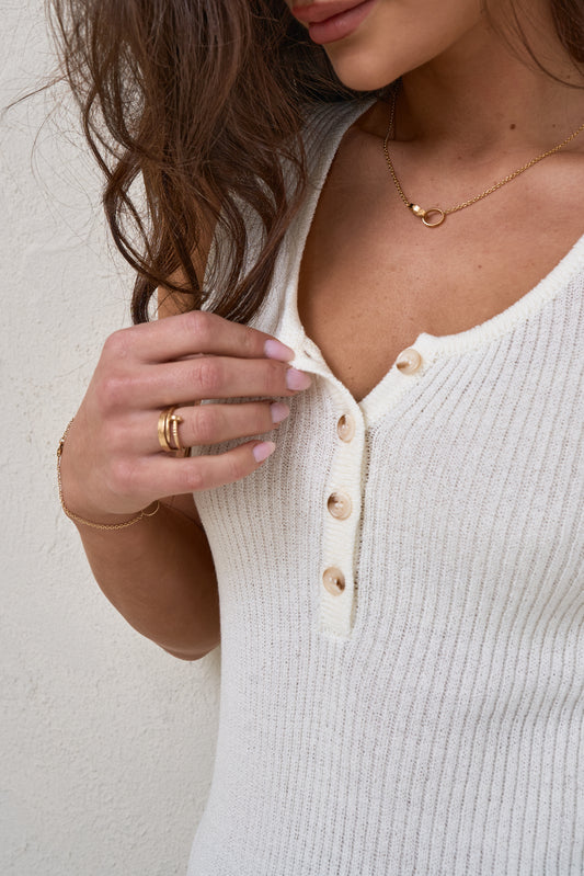 Unwind Nursing Tank - Ivory