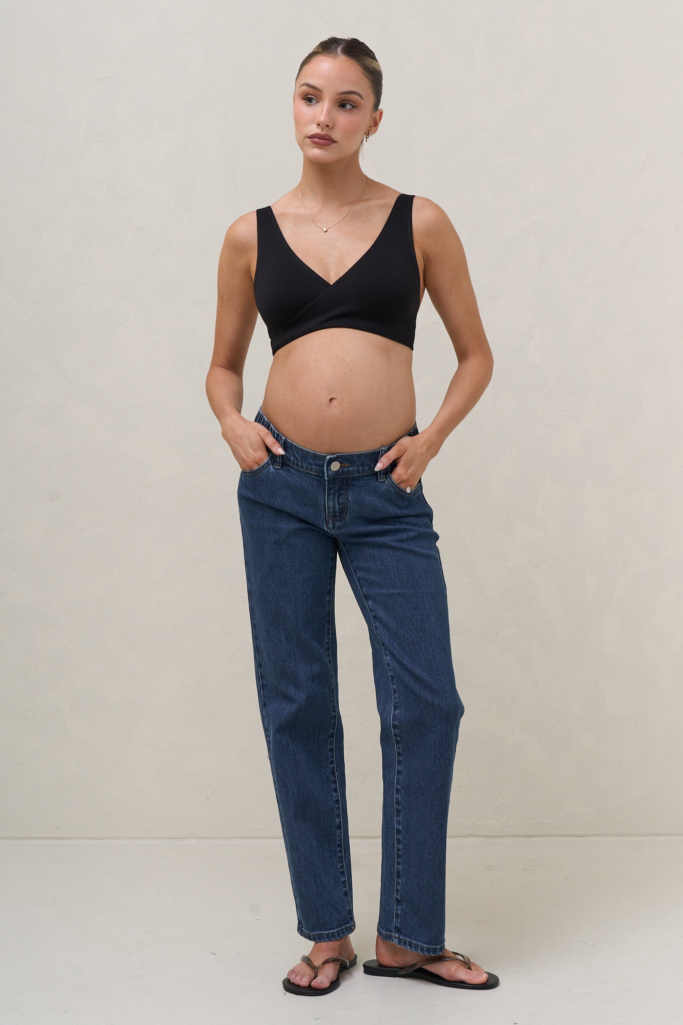 Same Page Straight Leg Jean - Washed Indigo