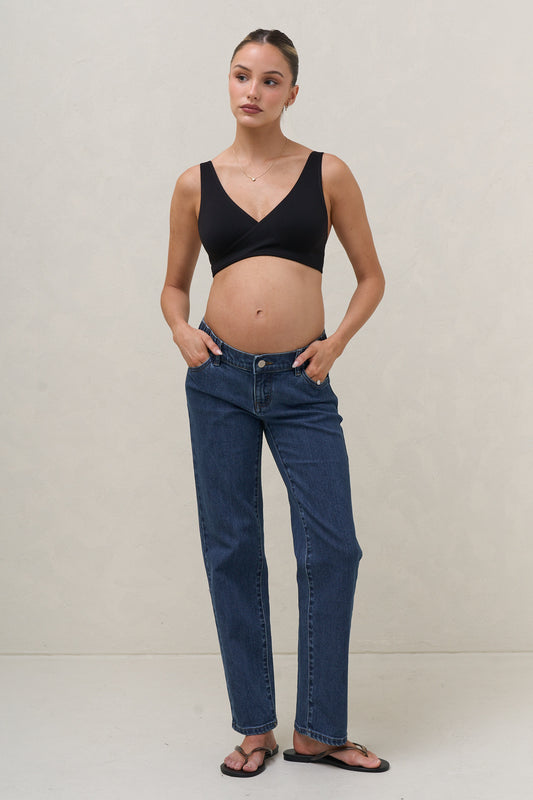 Same Page Straight Leg Jean - Washed Indigo