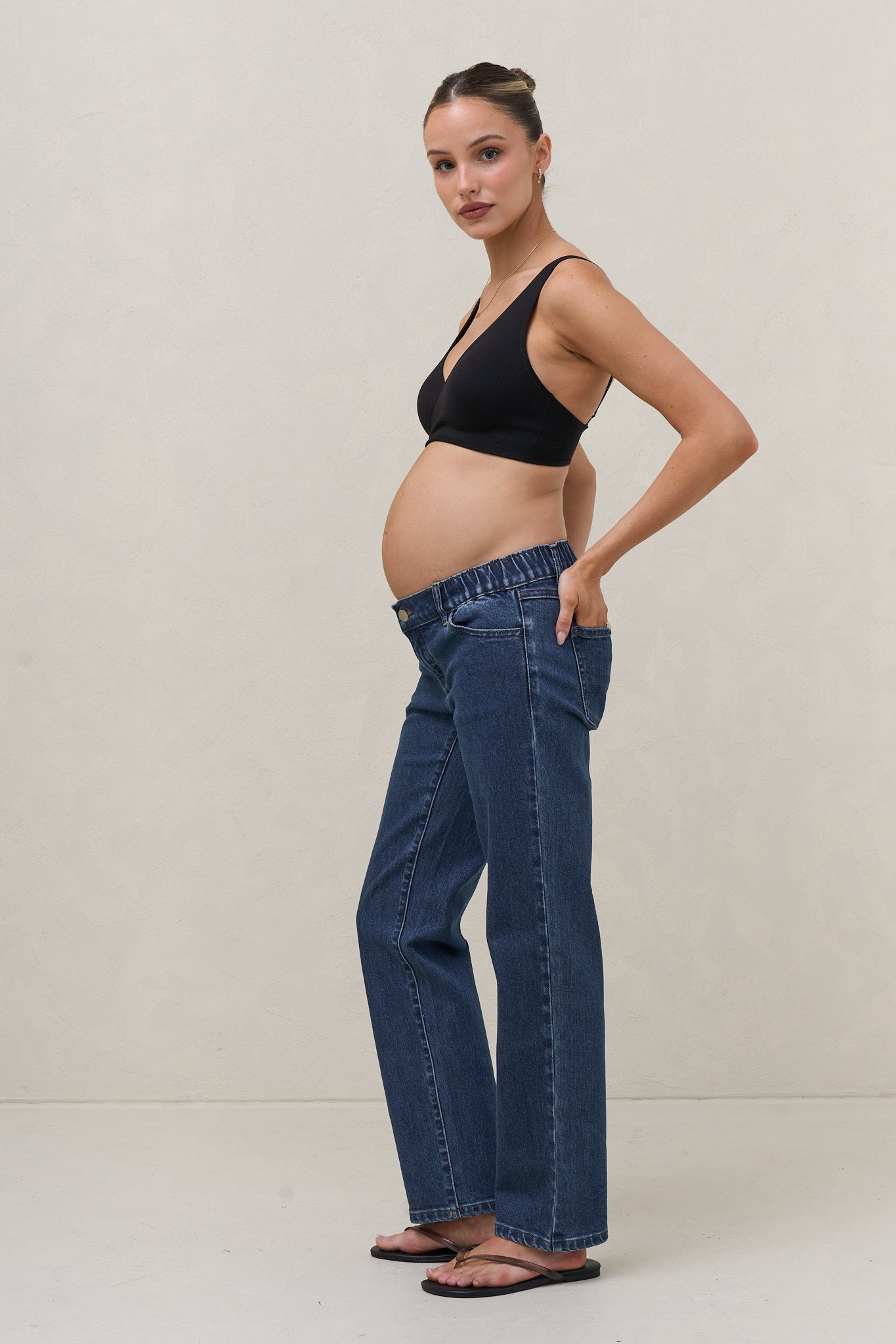 Same Page Straight Leg Jean - Washed Indigo