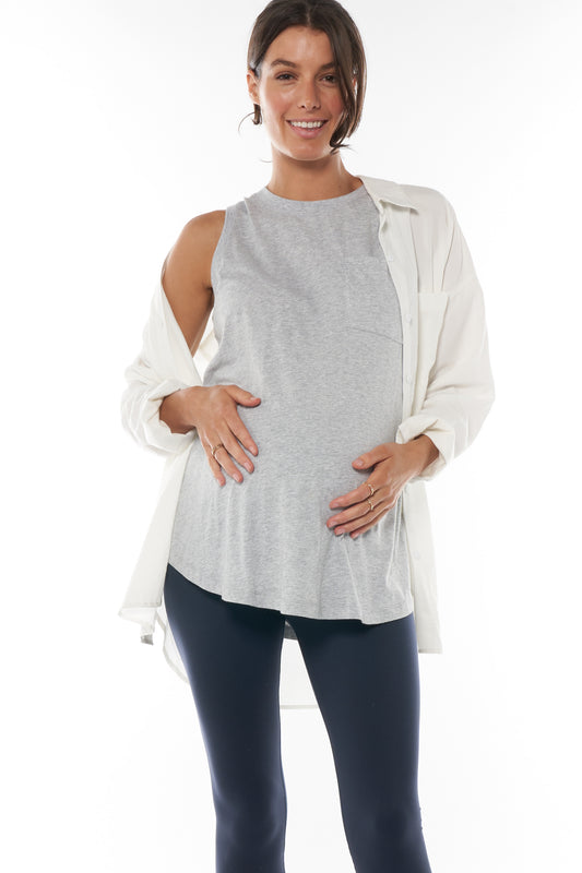 Maternity Tank Grey - 1