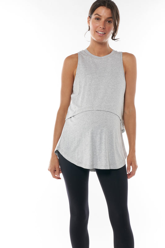 Nursing Tank Top Grey - 1