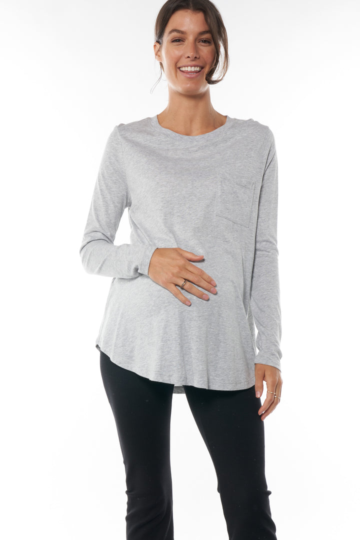 Women's Essentials Long Sleeve Scoop Neck T-Shirt, 1 Pack