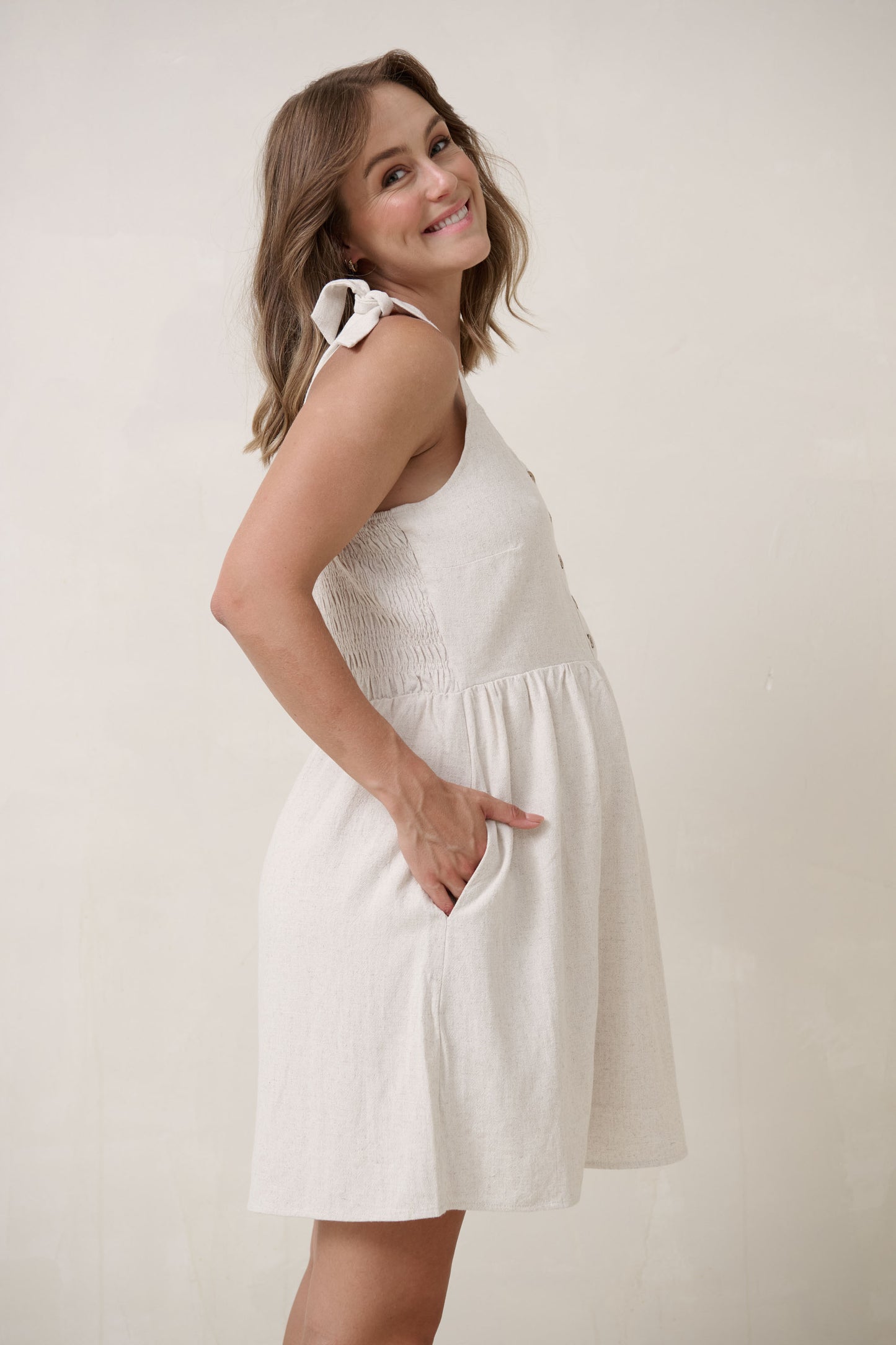 linen-maternity-mini-dress-2