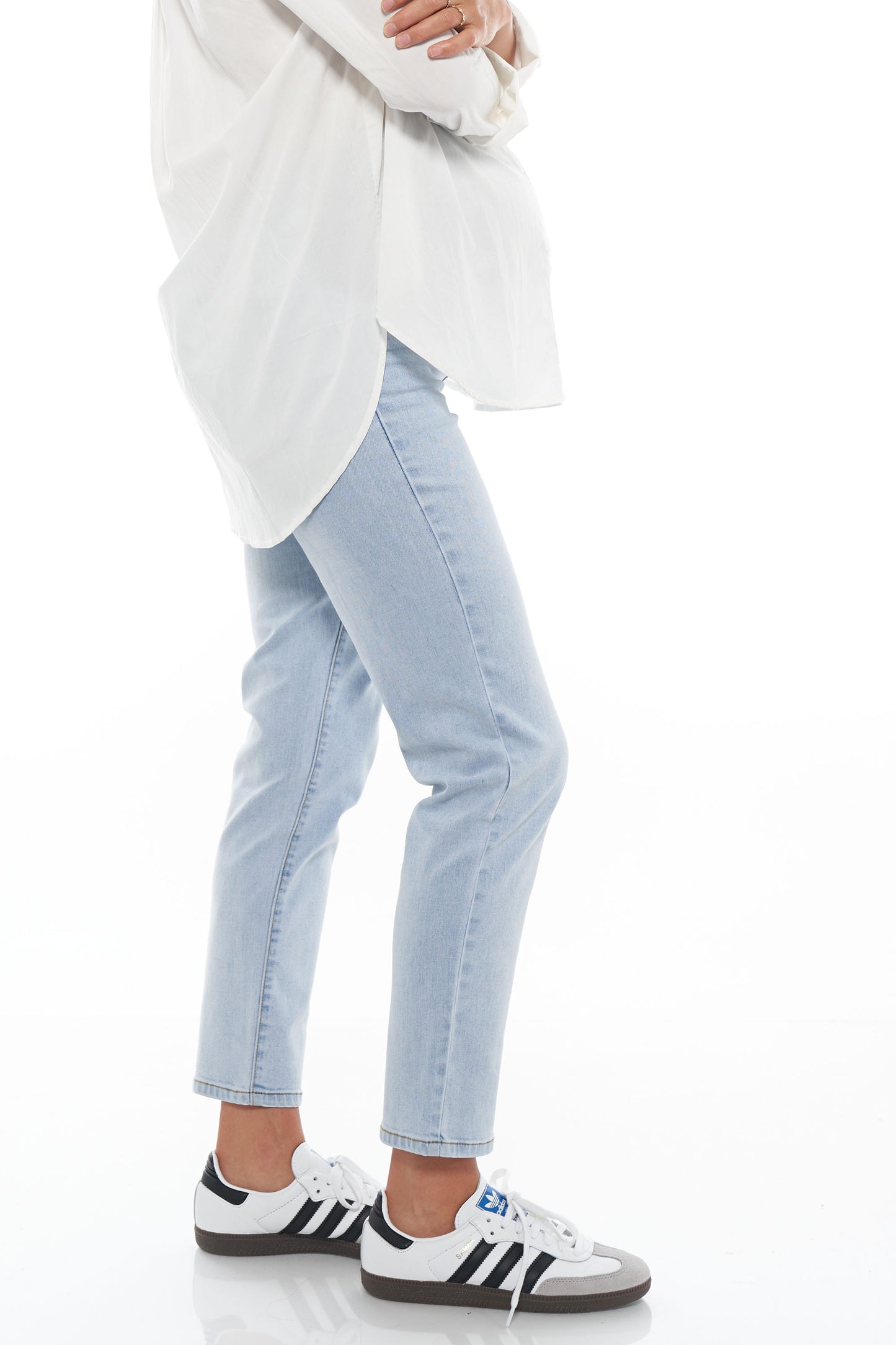 Mom / Mum Maternity Jeans in Blue 1