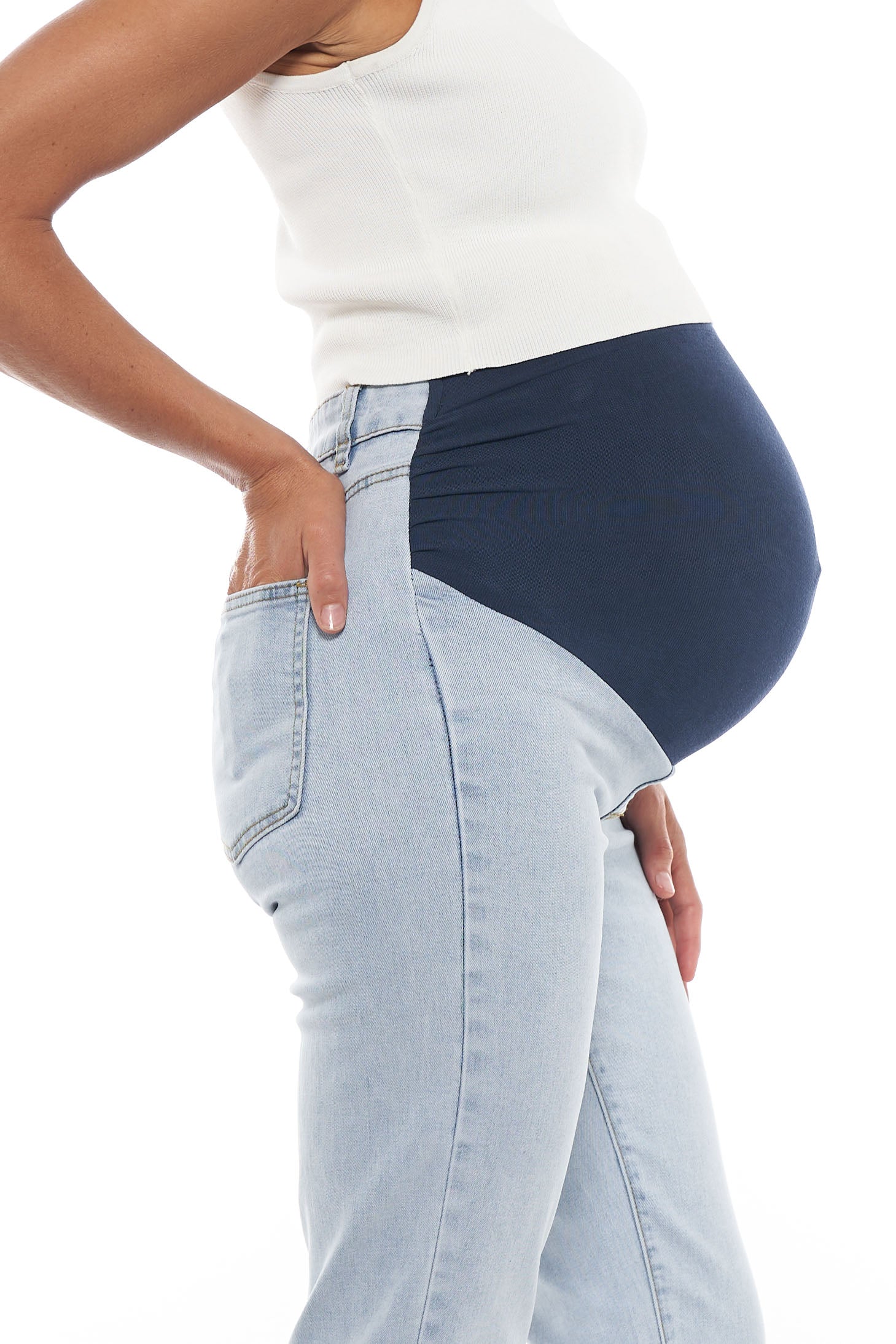 Maternity Jeans Capris - Buy Maternity Jeans Capris online in India