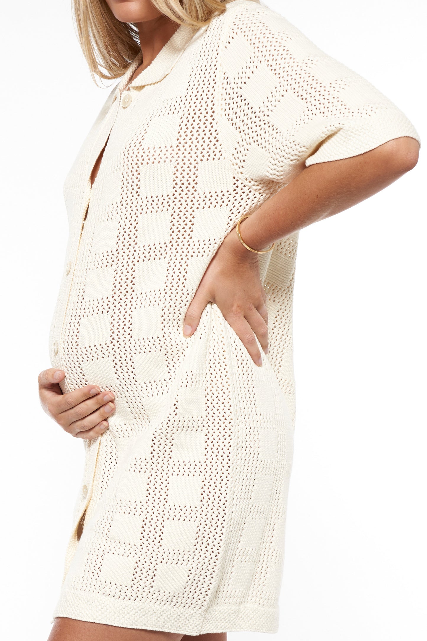 Crochet Maternity Dress -6