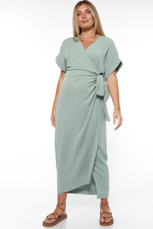 maternity linen maxi -4