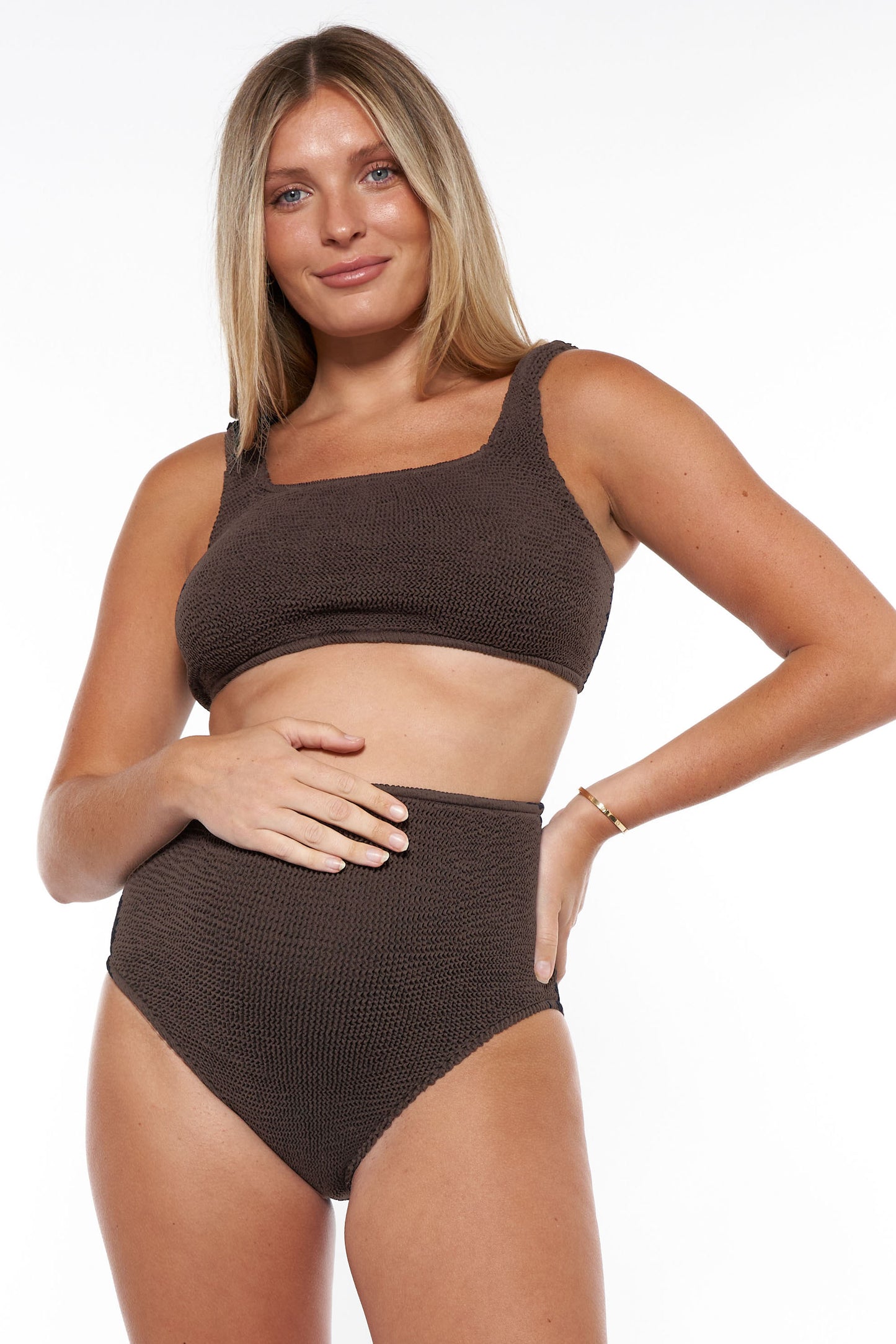 Maternity Bikini - Brown 1