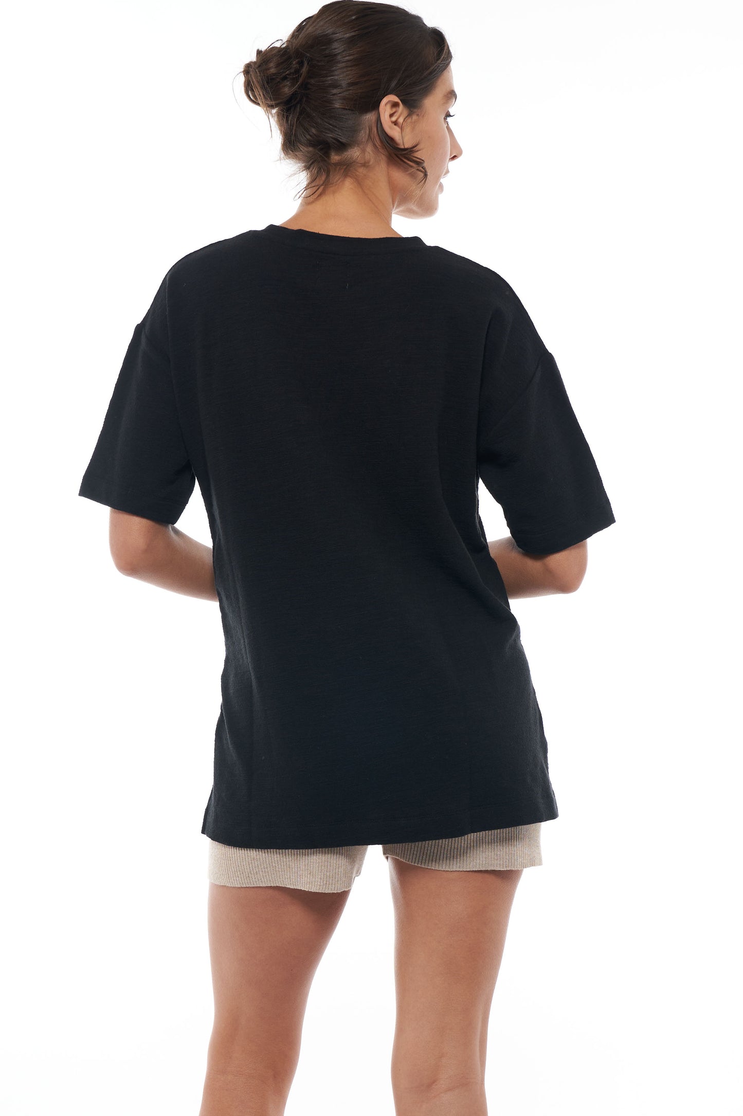 Maternity & Nursing Tee in Black 4