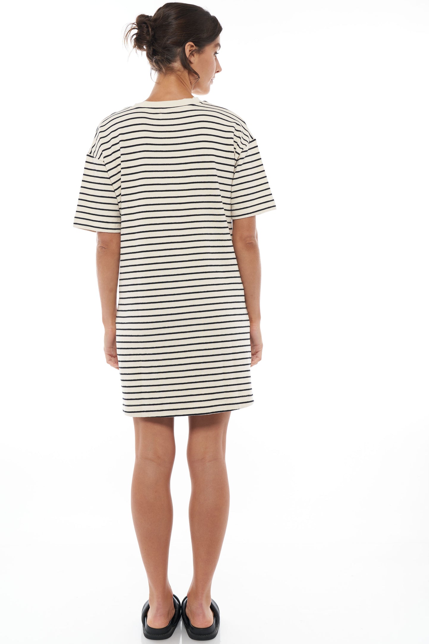 Stripe Maternity Tee Dress 3