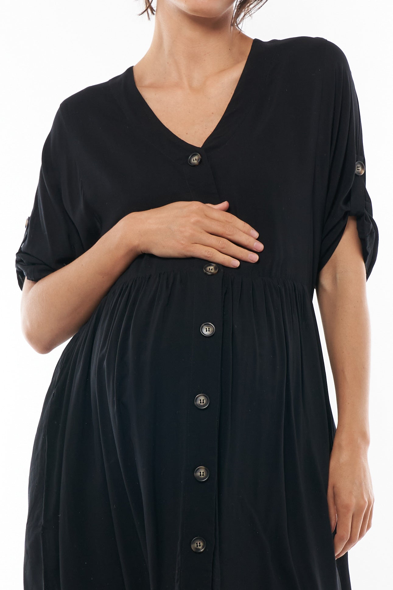 Maternity Dress Black -3